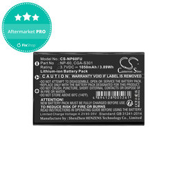 Akkumulátor Agfa, HP Photosmart, Toshiba Camileo, 1050mAh, Li-Ion, 3.7V, NP-60, COMA-BP1, HQ