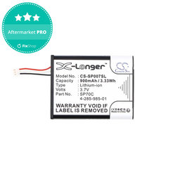 Akkumulátor Sony PSP E1000, E1002, E1004, E1008, 900mAh, Li-Ion, 3.7V, SP70C, HQ