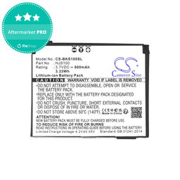 Akkumulátor Becker HJS 100, HJS100, Li-Ion, 3.7V, 900mAh, HQ