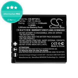 Akkumulátor Panasonic Lumix DMC-FX01, 1150mAh, Li-Ion, 3.7V, CGA-S005, HQ