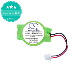 Tartalék akkumulátor Dell Latitude E6320, 200mAh, Lithium, 3V, 077-A00, HQ