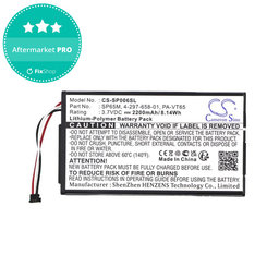 Akkumulátor Sony PS Vita, 2200mAh, Li-Pol, 3.7V, SP65M, HQ