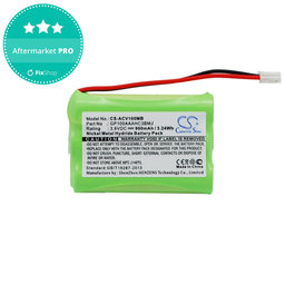 Akkumulátor Audioline Baby Care V100, 900mAh, Ni-MH, 3.6V, GP100AAAHC3BMJ, HQ