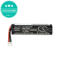 Akkumulátor Datalogic GM4100, 4400, 3400mAh, Li-ion, 3.7V, 128000894, HQ