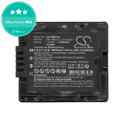 Akkumulátor Panasonic NV, PV, VDR, Hitachi DZ, 2160mAh, Li-Ion, 7.4V, BZ-BP14S, HQ