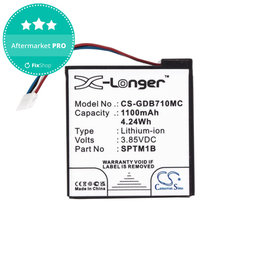 Akkumulátor Gopro Hero 7 Silver, White, 1100mAh, Li-Ion, 3.85V, SPTM1B, HQ