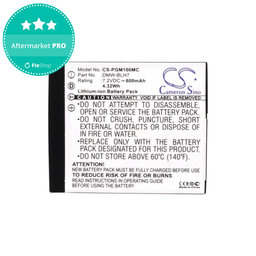 Akkumulátor Panasonic Lumix DMC, 600mAh, Li-Ion, 7.2V, DMW-BLH7, HQ