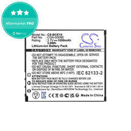 Akkumulátor Panasonic Lumix DMC, 1050mAh, Li-Ion, 3.7V, DMW-BCE10, HQ