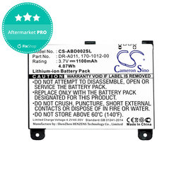 Akkumulátor Amazon Kindle 2, 1100mAh, Li-Ion, 3.7V, DR-A011, HQ