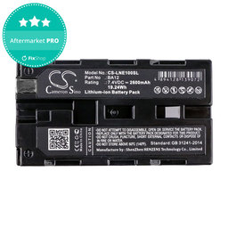 Akkumulátor Line 6 James Tyler Variax, Line 6 JTV Guitar, 2600mAh, Li-Ion, 7.4V, BA12, HQ