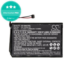 Akkumulátor Garmin Nüvi 2757, 1500mAh, Li-Ion, 3.7V, 361-00066-00, HQ