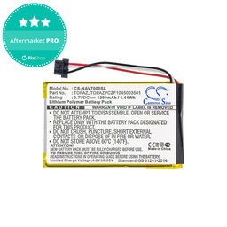 Akkumulátor Navigon 70, 1200mAh, Li-Pol, 3.7V, Topaz, HQ