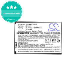 Akkumulátor Xiaomi F490 4g, 2000mAh, Li-Pol, 3.8V, DC027, HQ