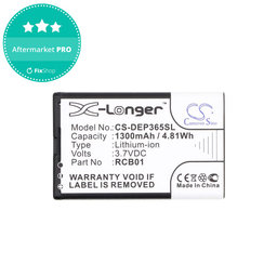 Akkumulátor Doro Primo 365, 1300mAh, Li-Ion, 3.7V, RCB01, HQ