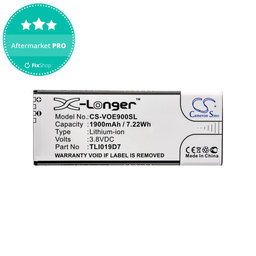 Akkumulátor Alcatel 1 Dual Sim, TCL 5033, Vodafone VFD, Telstra, 1900mAh, Li-Ion, 3.8V, TLI019D7, HQ