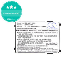 Akkumulátor Motorola V3688, V2188, L2000, V998+, 900mAh, Li-Ion, 3.7V, SNN5341A, HQ