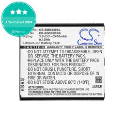 Akkumulátor Samsung Galaxy J3, 2400mAh, Li-Ion, 3.8V, EB-BG530BBC, HQ