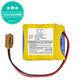 Akkumulátor Fanuc 18-T Series Programmable Logic, 2400mAh, Li-MnO2, 6V, BR-2/3AGCT4A, HQ