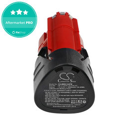 Akkumulátor Milwaukee M12 Redlithium XC 4.0, M12 B3 XC, M12 B4 XC, 2000mAh, Li-Ion, 12V, -, HQ