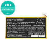 Akkumulátor Acer Iconia One 10 B3-A40, 6000mAh, Li-Pol, 3.7V, PR-279594N, HQ