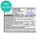Akkumulátor Samsung Galaxy Tab Active 2 8.0, 4050mAh, Li-Pol, 3.8V, EB-BT365BBU, HQ