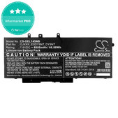 Akkumulátor Dell Latitude 14 5490, Latitude 14 5491, 8800mAh, Li-Ion, 7.6V, 00JWGP, HQ