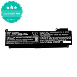 Akkumulátor Lenovo ThinkPad T460S, T470S, 2000mAh, Li-Pol, 11.4V, 00HW025, HQ