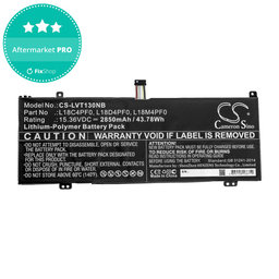 Akkumulátor Lenovo ThinkBook 13s, 14s, 2850mAh, Li-Pol, 15.36V, L18C4PF0, HQ