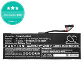 Akkumulátor MSI GS40, GS43, MS14, 8000mAh, Li-Ion, 7.6V, BTY-M47, HQ