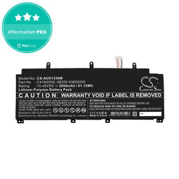 Akkumulátor Asus ROG Flow X13 GV301QE-K6008, 3950mAh, Li-Pol, 15.48V, C41N2009, HQ