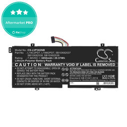 Akkumulátor Lenovo IdeaPad 3, Duet 3, 3850mAh, Li-Pol, 7.68V, L19C2PD7, HQ