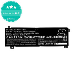 Akkumulátor Asus ROG Strix G15, G17, 3500mAh, Li-Pol, 15.48V, C41N2010, HQ