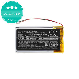 Akkumulátor Jabra Pro 9400, 9450, 9460, 9465, 9470, 230mAh, Li-Pol, 3.7V, 14192-00, HQ