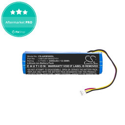 Akkumulátor Akai 5000 Solo, Ewi 5000, 3400mAh, Li-Ion, 3.7V, 1ABTUR18650ZY01, HQ