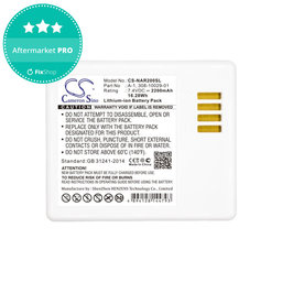 Akkumulátor Arlo Pro, Arlo Pro 2, Netgear, 2200mAh, Li-Ion, 7.4V, A-1, HQ