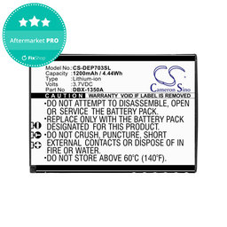 Akkumulátor Doro 7030, 7031, DFC-0270, 7080, 1200mAh, Li-Ion, 3.7V, DBX-1350A, HQ