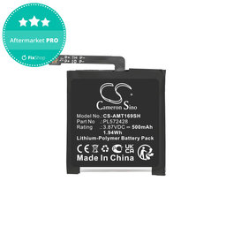 Akkumulátor Amazfit T-Rex 2, A2169, A2170, 500mAh, Li-Pol, 3.87V, PL572428, HQ