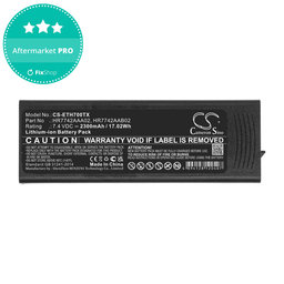 Akkumulátor EADS P3G, TPH700, 2300mAh, Li-Ion, 7.4V, HR7742AAA02, HQ
