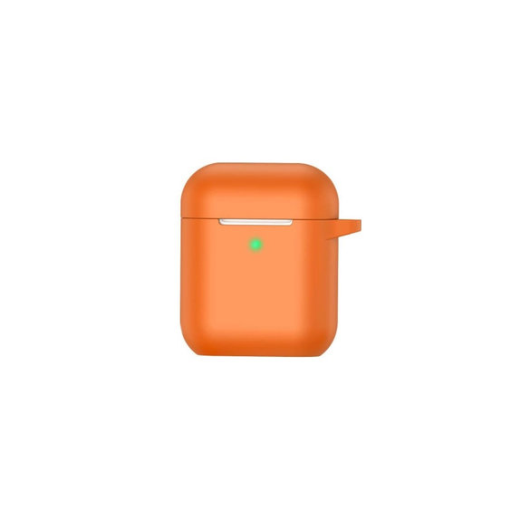 Szilikon tok, AirPods 1 és 2, narancssárga