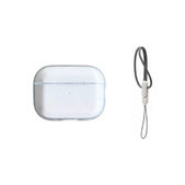 Szilikon tok, AirPods Pro 2, átlátszó