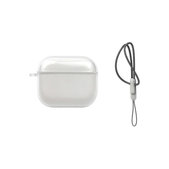 Szilikon tok, AirPods 4, átlátszó