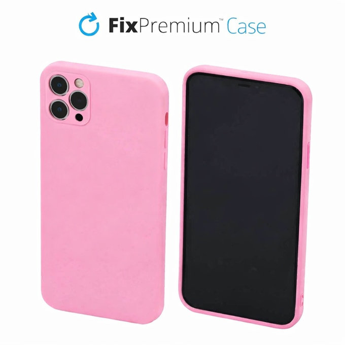 FixPremium - Tok Rubber - iPhone 11 Pro Max, rózsaszín