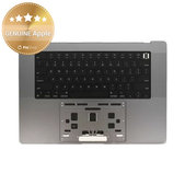 Felső billentyűzetkeret MacBook Pro 16" A2780 (2023), US billentyűzettel és akkumulátorral, Space Gray, 661-32189, Genuine Apple