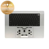 Felső billentyűzetkeret MacBook Pro 16" A2780 (2023), US billentyűzettel és akkumulátorral, Silver, 661-32190, Genuine Apple