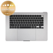 Felső billentyűzetkeret MacBook Air 15", A3114 (2024), US billentyűzettel és akkumulátorral, Space Gray, 661-40266, Genuine Apple