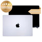 LCD kijelző MacBook Pro 14", A3112, A3185 (2024), első üveggel és fedéllel, Nano-Texture, Silver, 661-41793, Genuine Apple