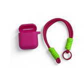 Szilikon tok, AirPods 1 és 2, Light Pink