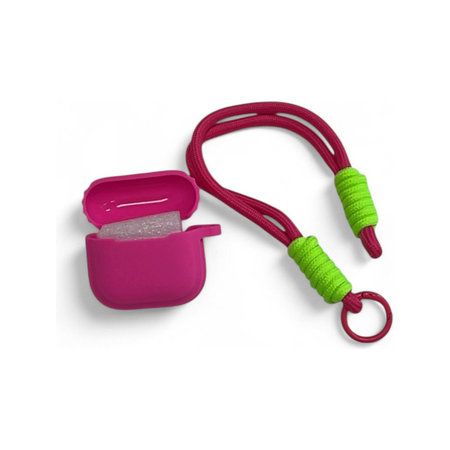 Szilikon tok, AirPods 4, Light Pink