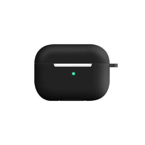 Szilikon tok, AirPods Pro, fekete