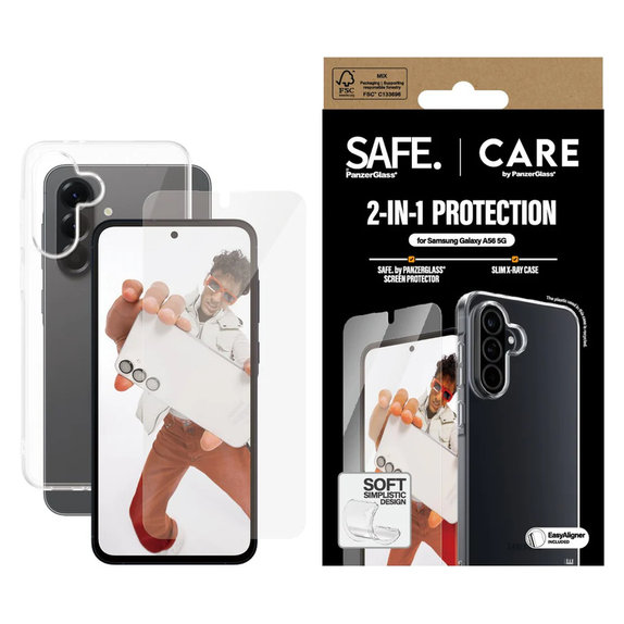 Bundle 2 az 1-ben applikátorral Samsung Galaxy A56 5G készülékhez, PanzerGlass